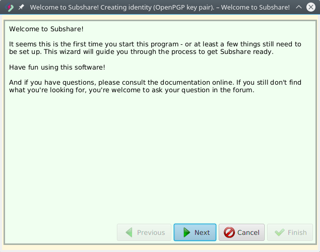 Create OpenPGP key pair (step 1)